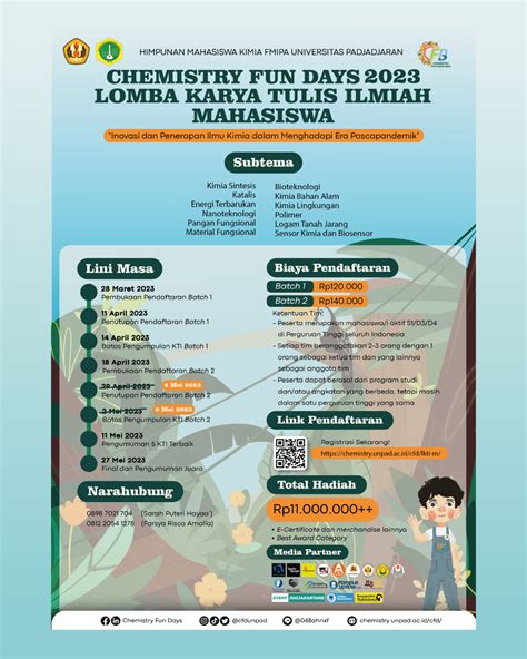 Chemistry Fun Days 2023 Lomba Karya Tulis Ilmiah Mahasiswa