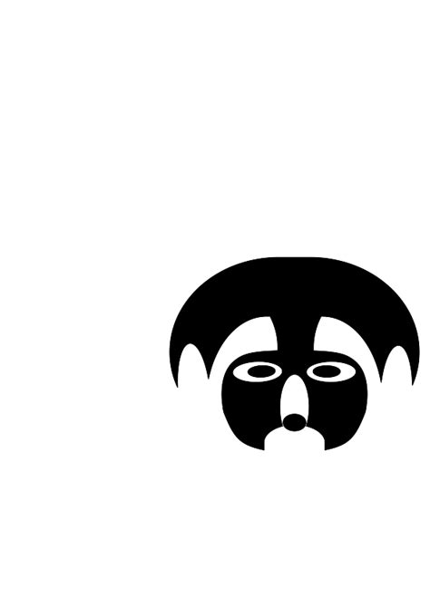 tribal mask clip art svg freepngimg