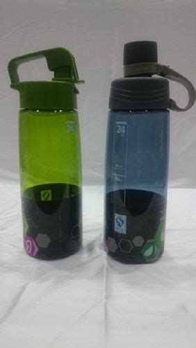 Green Lightweight Unbreakable Food Grade Leak Resistance Plastic Bottle