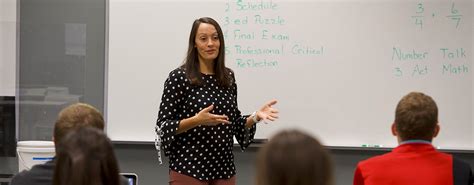 School Of Education Pours Into Ohio Educators Cedarville University