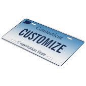 Connecticut Custom License Plate | Zazzle