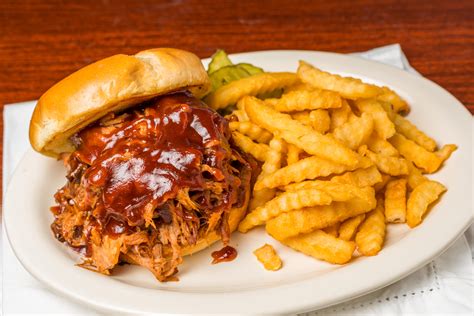 BBQ Pulled Pork Sandwich - Main Menu - Lighthouse Bar & Grill - Bar ...