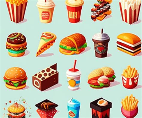 ArtStation - Children Food Sprites | Game Assets