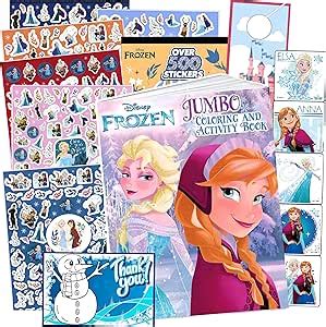 Disney Frozen Libro Para Colorear Con Pegatinas Paquete Incluye 2