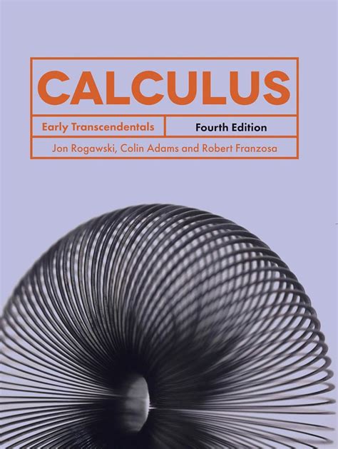 Calculus Early By Robert Franzosa Jon Rogawski Colin Adams