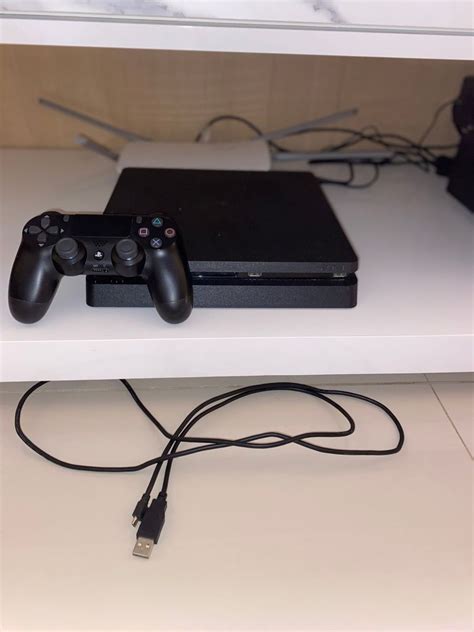 Playstation Slim Tb Controle Nota Fiscal Console De