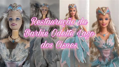 Restauração da Barbie Odette Lago dos Cisnes de 2003 swan lake odette