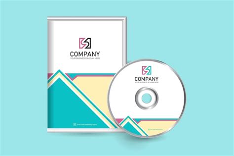 Premium Vector Flat Design Dvd Case And Disc Label Template Pink