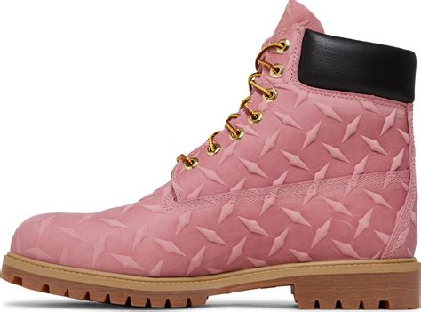 Buy Supreme X 6 Inch Premium Waterproof Boot Embossed Diamond Plate Pink Tb0a6df9 661 Goat