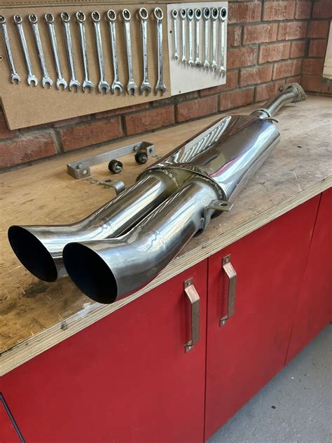 Classic Mini Twin Dtm Centre Exit Exhaust Ebay