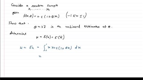 Solved Consider Random Sample From The Pdf Fx 0 0 5 1 Ox I