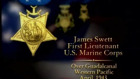 James Elms Swett World War Ii U S Marine Corps Reserve Medal Of