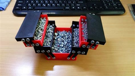 Foldable Tool Box By Darkeaglous Based On A Design By 3dfactorytlv 3d Printing Machine 3d