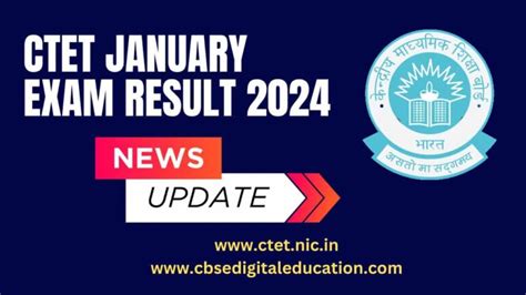 Ctet January Exam Result Today Update