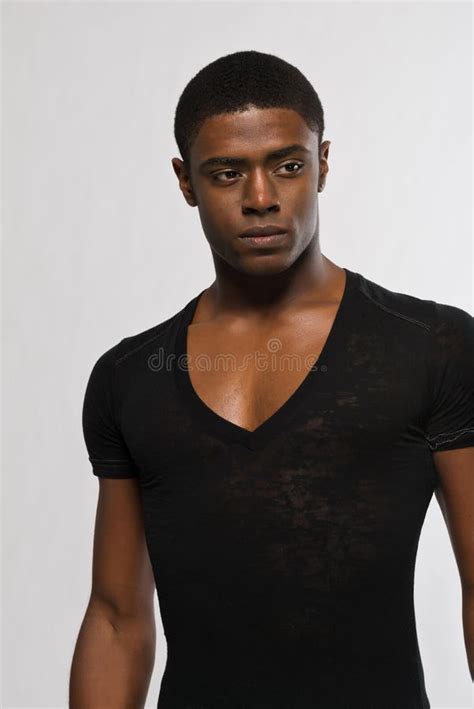 Black Man Stock Photo Image Of Black Handsome Brown