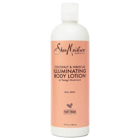 Sheamoisture Coconut Oil And Hibiscus Illuminating Body Lotion For Dull