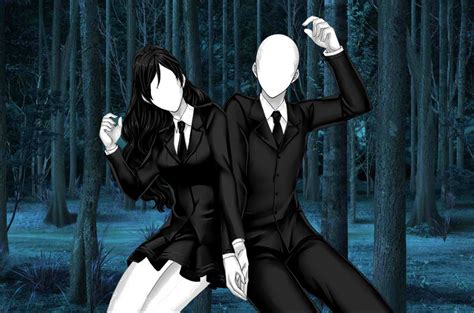 Slender Man And Woman By Daringtiger On Deviantart