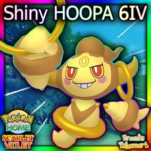 Pokemon Home Unlocked Unreleased Mythical Iv Shiny Hoopa Etsy