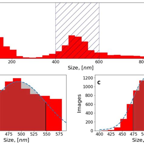 Histogram Of Particle Size Distribution A Size Distribution Of All