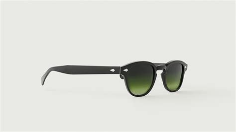 D Model Moscot Lemtosh Black With Custom Made Tints Forest Glasses Vto