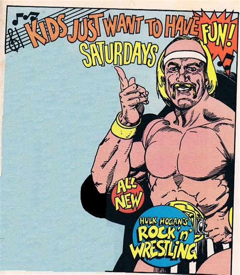 On CBS Hulk Hogan S Rock N Wrestling From 1985 New Hulk Comic