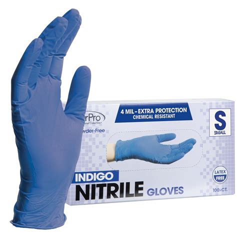 Forpro Disposable Nitrile Gloves Chemical Resistant Powder Free