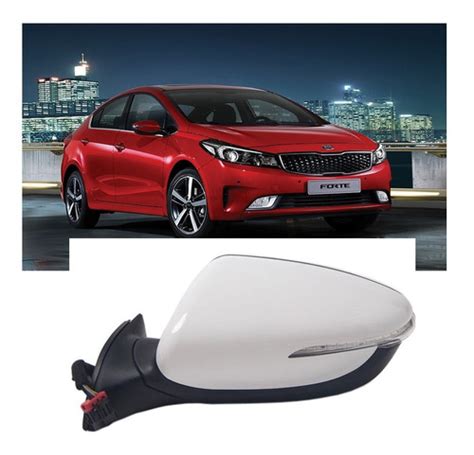 Espejo Kia Cerato Eléctrico Con Luz Led K3 2017 En Adelante Cuotas