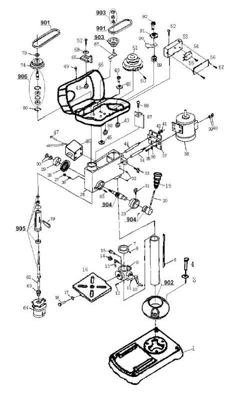 Ersatzteile Von Einhell Classic S Ulenbohrmaschine Tc Bd