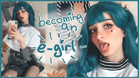 Transforming Myself Into An E Girl Youtube