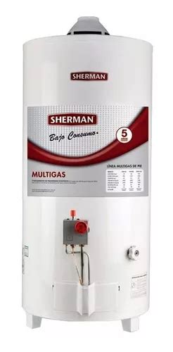 Termotanque Sherman 80lts rheem Pié Multigás Superior