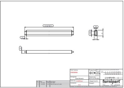 Mat Zwarte Furnipart Meubelgreep Crossing Mm Hout Zamak