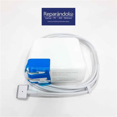 CARGADOR DE LAPTOP APPLE MACBOOK MAGSAFE T 16 5V 3 65A 60W ORIGINAL