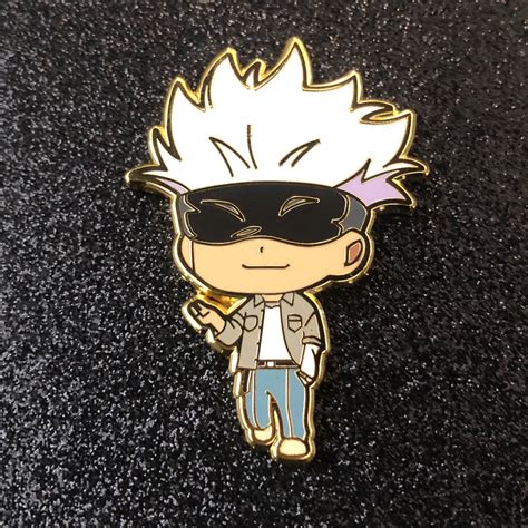 Gojo Enamel Pin Jujutsu Kaisen Jjk Enamel Pin Badge Etsy