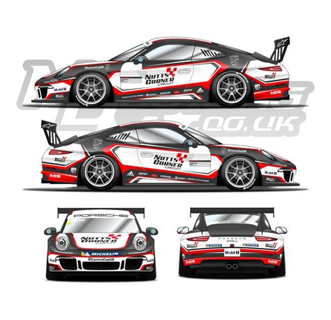 Race Car Livery Template - Printable Word Searches