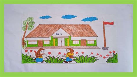 Gambar Lukisan Rumah Idaman Wheelbarrow Rabbits Eli S Art Pad