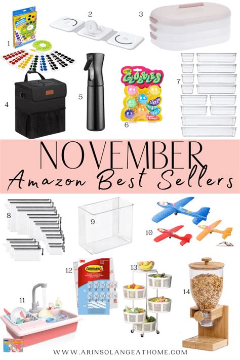 Amazon Best Sellers List - November 2022 - arinsolangeathome