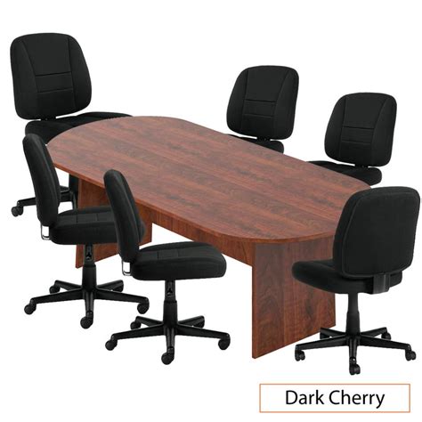 Gof 6ft 8ft 10ft Conference Table Chair G11343b Set Cherry