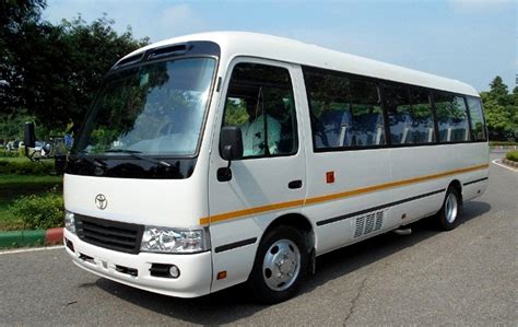 14 Seater Toyota Bus Book In Delhi Coaster Minibus Hire In India