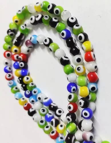 Ojo Turco Multicolor Mm Cuentas Tira Mercadolibre