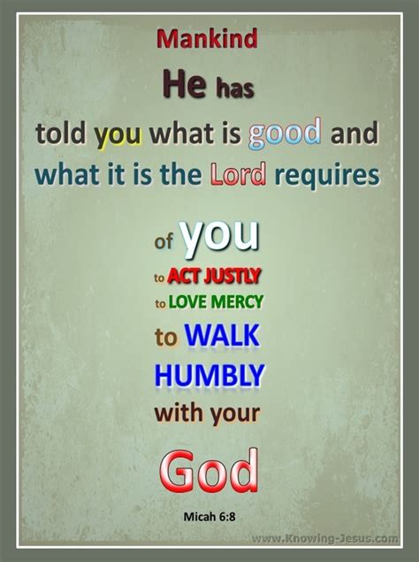 Micah 6:8 What God Requires (sage)