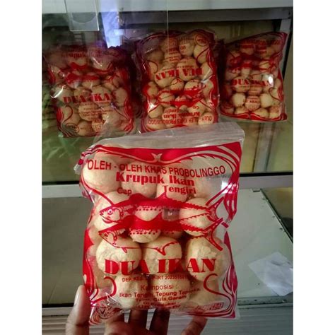 Jual KRUPUK IKAN TENGIRI CAP DUA IKAN KHAS PROBOLINGGO Shopee Indonesia