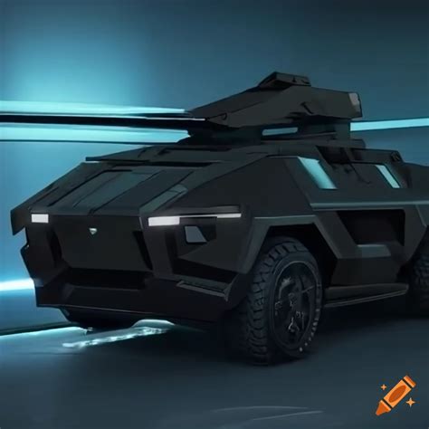 Futuristic Armored Car In Hd 4k On Craiyon