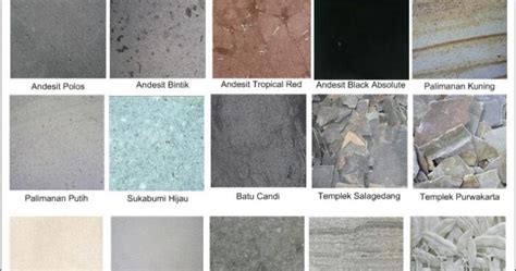 jenis jenis batu alam dinding