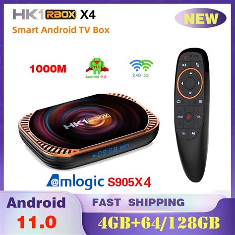 New Hk Rbox X Smart Tv Box Android Amlogic S X G G G G