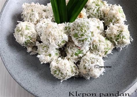 Resep Klepon Pandan Oleh Mama Fathan Cookpad