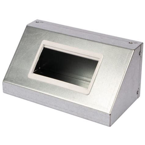 2 Gang Euro Frame Pedestal Box Galvanised Tamlex