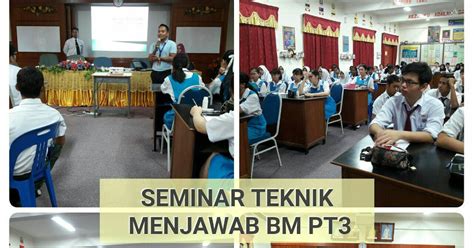 Pusat Sumber Sekolah Smk Simpang Empat Seminar Teknik Menjawab Bahasa