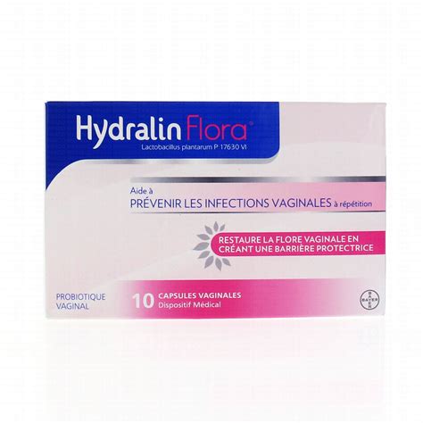 HYDRALIN Flora 10 Capsules Vaginales Pharmacie En Ligne Prado Mermoz