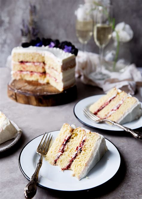 Raspberry Infused Lemon Naked Cake Artofit
