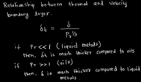 Is the thermal boundary layer thicker than the velocity boundary layer ...